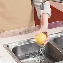 Cabilock Baffle Water Splash Baffle Board Deflettore Water Splash Guard per Cucina Casa (Trasparente)