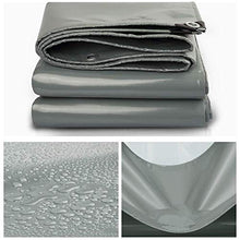 MHBGX Tela Cerata Resistente Impermeabile All'Aperto, Pioia 550G / M² Della Protezione Solare Antipioia Della Tela Dell'Olio Di Oxford Del Tessuto Del Pvc,un,2.8X4.8 M