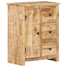 vidaXL Legno Massello di Mango Grezzo Credenza Madia Mobile Basso Armadio Armadietto Mobili Arredo Arredamento Cassapanca Portaoggetti 59x35x75 cm