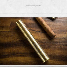 XYZMDJ Set di sigari in Metallo Vintage Scatola da Tubo Scatola da Fumo Portatile per Gadget da Uomo Articolo di Grande Calibro Accessori Regalo per Affari all'aperto