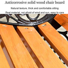 Panca da Giardino Combinazione di Tavolo e Sedia in Legno massello, Panchina del Parco del Balcone della casa del Legno Duro all'aperto, Seduta Lounge Resistente alle intemperie con Struttura in ghi