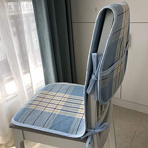 XHNXHN Set di Cuscini per sedili Lunghi e Profondi, griglia Cuscini per sedie Monopezzo Cuscini per sedie per Tavolo da Pranzo congiunti Cuscini per sedie per Interni per Esterni Decorazioni per la