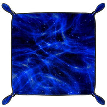 ASDFSD - Contenitore per cassetti, motivo astratto, 20,5 x 20,5 cm, colore: Blu, Blu Astratto(1), 16x16cm