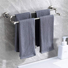 Mensola per doccia, portasciugamani, portasciugamani a parete, portasciugamani in acciaio inossidabile, 1 mensola portasciugamani da bagno 2 ripiani 3 ripiani, per cucina, bagno, wc, h