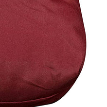 vidaXL Cuscino di Appoggio Imbottito Rosso Vino Supporto Schiena Sedia Esterno