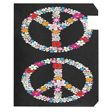 Cartello di pace con simbolo di fiore colorato per cassetta postale di primavera copre magnetica grande cassetta postale avvolge giardino cortile decorazione casa dimensioni 64,8 x 53,3 cm