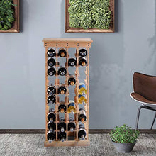 Goplus Scaffale Porta Vino per 44 Bottiglie, Portabottiglie in Legno 113x46,4x27,6 cm