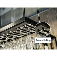 Semplicità Elegante Industriale Retro Eleganza Semplice Giù Portabottiglie Metallo Display Creativo Porta Bicchiere Di Vino Portabicchieri per Famiglie Altezza Regolabile Ristorante Cucina Bar Portab