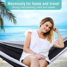 Amaca da Campeggio Giardino, Massima Portatile Nylon da Paracadute per Trekking all'aperto Amaca da Viaggio Esterno Amaca da Giardino Sospesa Interni Capacità di Carico 450lb