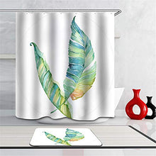 LIYAN Combinazione Bagno. Immagini Chiare E Colori Vivaci Rendono Il Tuo Bagno Pieno di Vita. Accessori da Bagno. Foglie di Banano Verdi