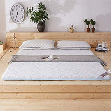HKX Tappetino Morbido Ispessito, Colonna vertebrale per Allattamento Pieghevole Morbido e Pieghevole Twin Full Queen King-Style Floor Bed-Creamy-White 90x200cm