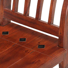 vidaXL Legno Massello di Acacia Panca Panchina Sedile Sediletto Mobile da Ingresso Arredo da Cucina Arredamento in Legno Seduta 111 cm