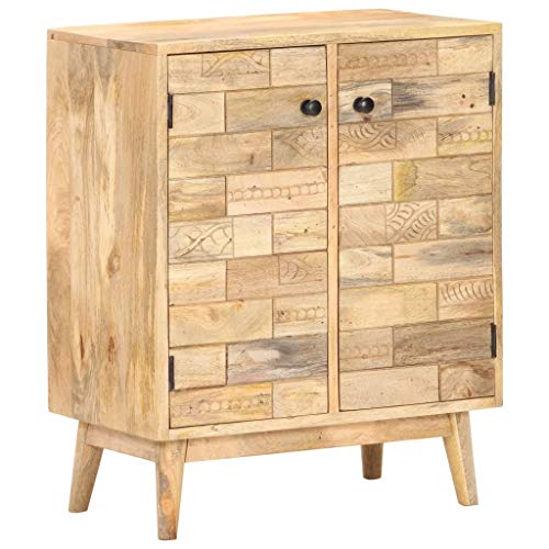 vidaXL Credenza 60x35x75 cm in Legno Massello di Mango