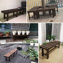 Panchina da giardino anticorrosiva da giardino panchina da giardino per esterni, panchina da giardino, balcone, sgabello per cambio scarpe da cortile, porta lunga in legno, usato per ingresso giardi