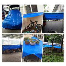 sknonr 3 x 4 m Telo Impermeabile Telo Spesso Telo Impermeabile Blu Telo di Copertura di qualità Premium for Campeggio all'aperto 9 ft x 13 ft