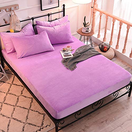 TOPYL Flanella Soffice Materasso, Impermeabile Traspirante Materasso Futon, Fogli Fodera per Materassi Polvere-Prova Coprimaterasso Lavabile-i 180x200cm(71x79inch)