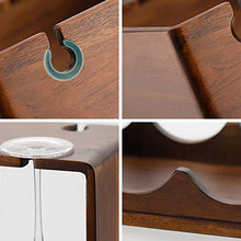 Porta Vino Legno Indipendente Wine Rack Dell'organizzatore di Immagazzinaggio for I Piani Cucina, Tavolo, Dispensa, Tenere Premuto 1 Bottiglie di Vino E 2 Bicchieri, Noce