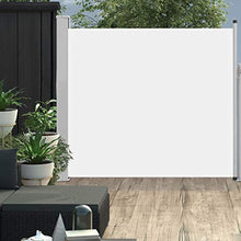 Festnight Tenda da Sole Laterale per Patio, Tende da Sole Paravento Laterale 170x300 cm Crema