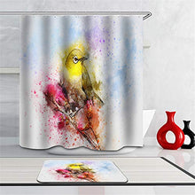 LIYAN Combinazione Bagno. Immagini Chiare E Colori Vivaci Rendono Il Tuo Bagno Pieno di Vita. Accessori da Bagno. Pittura Ad Acquerello Uccello.