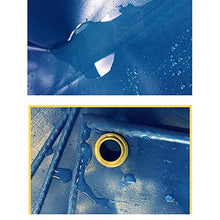 MTYLX Telo Multiuso per Esterni, Tessuto Impermeabile in Pvc Blu Resistente 0,4 Mm Spessore Pesca Campeio Copertura Del Terreno 420 G/M²,5.8X5.8M,5.8X5.8M