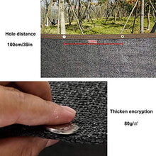 Yeanee Rete Ombreggiante Nero Telo di Protezione con Occhielli,Resistente ai Raggi UV,Sunshade per Balcone Terrazzo Piscina Giardino Copertura,2x6m 3x6m 4x4m 5x8m 6x6m 6x9m 7x8m 10x12m 12x20m