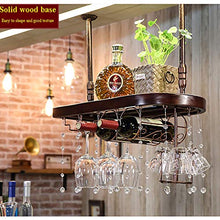 JHGJBJ Porta Bicchiere di Vino Europeo Semplice armadietto del Vino Creativo cremagliera del Vino Hanging bancone del Bar a casa Braccio Regolabile Upside Down Titolare Calice