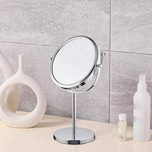 Specchio doppio lato Vanity 1x e 3x ingrandimento rotondo freestanding per acciaio