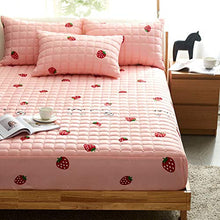 PLIENG Coprimaterasso Copriletto Extra Profondo Copriletto Morbido E Traspirante Coprimaterasso Single Double King Super King Size,E-180x200cm