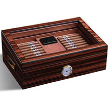 Vassoio di Cenere di Sigaro Leggero Cigar Humidor Valigia - con Pannello Frontale Digitale igrometro Versatile Strong Seal Resistente all'Usura