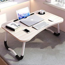 Scrivania per Laptop Tavolo Pieghevole sul Letto Comodino Grande Scrivania Pieghevole Scrivania Portatile con Tablet E Slot per Telefono Cassetto Perfetto (Color : Black, Size : 70 * 48 * 28cm)