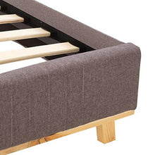 SKM Giroletto con LED Grigio Talpa in Tessuto 160x200 cm (27.45kg)