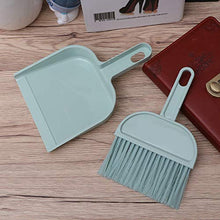 Toyvian Mini scopa e set di spazzaneve per la pulizia della gabbia nido di casa Desktop Pets (blu)