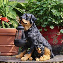 Ornamenti Statue Sculture Resina Animale Cane Lampada Decorazione Giardino Esterno Mobili Artigianali Cortile Villa Figurine Art-Style2_As_Shown Gift