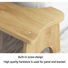 H-M-SJZ Sgabello da Toilette Antiscivolo Sgabello da Bagno in Legno massello Sgabello per la casa Sgabello da Bagno Sgabello per Toilette Sgabello Sgabello può alleviare costipazione 39.5x21.5x17cm