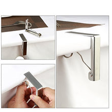 ZoomSky Tovaglia Clips 4 Pezzi Picnic Tovaglietta da Tavolo in Acciaio Inox Morsetti di Copertura Tavolo per la casa della Festa Nuziale della Cucina