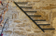 DanDiBo Scaffale per Vini Porta-Bottiglie Diagon 100 cm in Metallo Scaffale Porta-Bottiglie Bar (Versione Destra)
