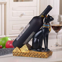 Statue Soprammobile Statuine Decorazione Gatto Egiziano Portabottiglie Figurine Decorazioni Per La Casa Ornamento Retrò Resina Portabottiglie Portabottiglie Soggiorno Decorazioni Scrivania Artigi