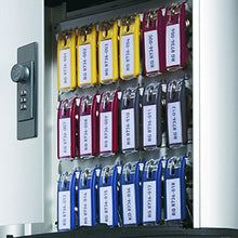 Durable 196623 Key Box Code 36, Cassetta Portachiavi con Combinazione, Capacità 36 Chiavi, 302 x 280 x 118 mm, Argento Metallizzato