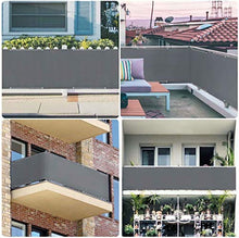 Giardino Protezione della Privacy Schermo 100x800cm,Giardino balcone A prova di vento Antipioggia,per Estate ed Inverno,con Fascette e funi,per Campo Sportivo, Giardino, Balcone, Grigio