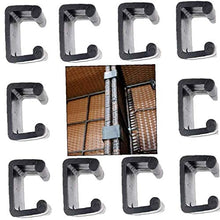 Ohomr Clips 10PCS mobili, all'aperto Patio Wicker Clip, plastica Divano Connect Clamps per Mobili Sedie da Giardino del sofà 5.25CM