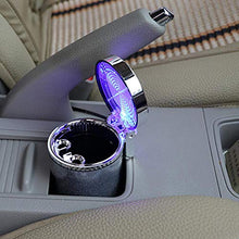 Congci Posacenere Portatile, posacenere Luminoso, posacenere per Auto con portacenere per Sigarette a LED, sfiato per Sigarette, Cenere di Fumo