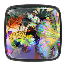 Farfalla arcobaleno 4 PCS Pomelli per Porta, Pomolo per Mobile, Pomelli per Mobili con Viti, Maniglia per Armadietto, Pomelli per Porta, Pomelli per Cassetti per Porta, Armadio, Cassetto e Credenza