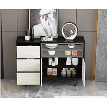 AWYJ Credenza Governo di immagazzinaggio Cupboard Buffet Server Credenza Credenza in Piedi Bagagli Petto Pranzo Cabinet Tavolo Console (Color : White, Size : 100x40x93cm)