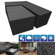 CCAN Copridivano da Esterno 215X215X98X68cm + 155X95X68cm Copridivano Antipolvere Impermeabile per Esterni