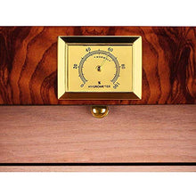 JKCKHA Cigar Box, Cigar Humidor Legno di Cedro trasparente Tetto apribile grande capacità Piccolo tre strati Idratante Box Cigar Box, Cigar Humidor e sigari accessori for fumatori, Rosewood Buon umore