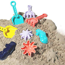 Congci Set di Giocattoli da Spiaggia per Bambini, Set di Giocattoli da Spiaggia per Bambini, Set di Attrezzi da Spiaggia da 6 Pezzi Giocattoli di Sabbia Divertimento per Bambini Strumenti da Spiaggia