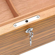 Legno di Cedro Cigar Box, Cigar Humidor, Legno di Cedro Cigar Box, Cigar Box con Igrometro E Umidificatore