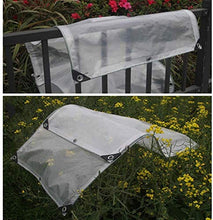 Telo MYAN Impermeabile, Telone Protezione per Esterno Antipolvere Antipioggia Tarp, All'aperto Balcone Le Tende con Occhielli, Baldacchino Film per Copertura Vegetale