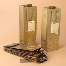Garneck Sacchetti da 6 Pezzi per Bottiglie di Vino liquori liquori Sacchetti Regalo Champagne con Manici Moda Sacchetti Regalo Vino sicuri sicuri per Il Compleanno