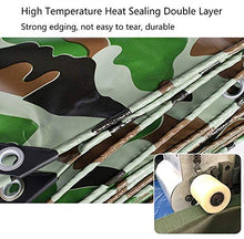 GJSN Outdoor Multiuso Incatramata Telone Tenda da Campeio Camo Tarp - Copertura Della Volta Impermeabile con Occhielli, Multi-Purpose Camuffamento Della Tela Di Canapa per il Balcone/Barca,4Mx5M